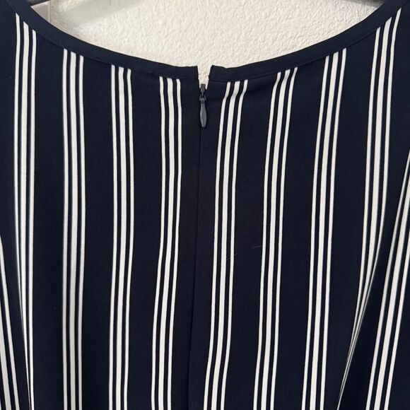 Tommy Hilfiger Sleeveless Striped Jumpsuit Small Nautical‎ Classic Modern Casual - Picture 4 of 7